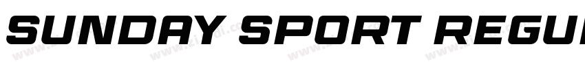 sunday sport regular字体转换